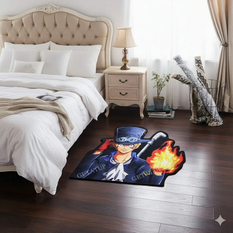 

Цельный ковер в форме Сабо, декоративный ковер в стиле аниме, мягкий напольный коврик для гостиной, спальни, домашний декор, отличный подарок для фанатов