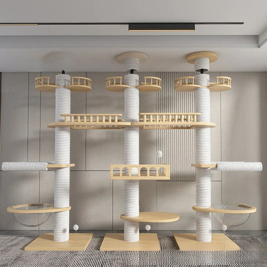 climbing frame Tongtian column cat nest tree climbing frame factory cat toy  claw column large