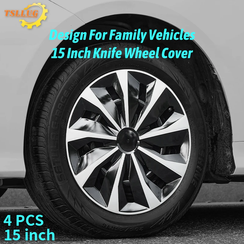 

Комплект из 4 колпаков на колеса DP Style 15 дюймов для стальных и железных дисков, подходят для Honda, Volkswagen, Chevy, Mazda, Dodge