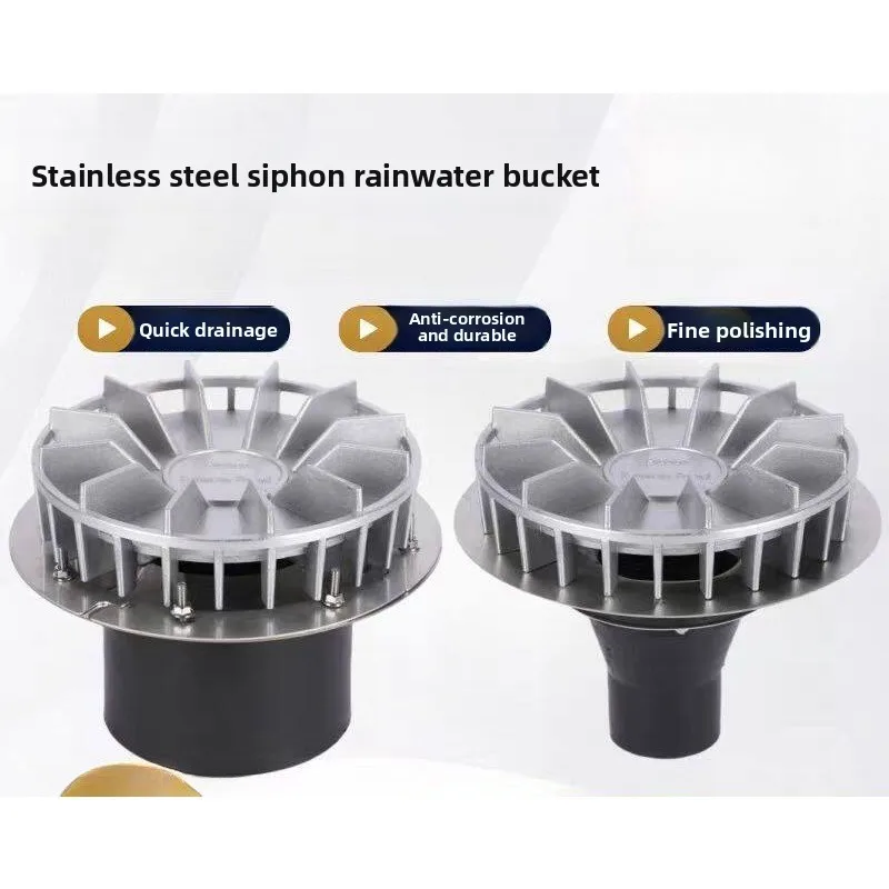 

Siphon Rainwater Bucket, Stainless Steel, Steel Structure Concrete Rainwater Bucket
