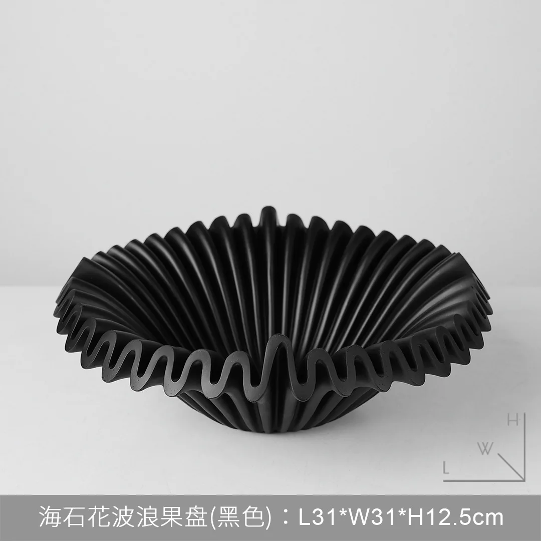 French dried fruit tray, fruit basin in the model room of the living room coffee table and dining room, decorative ornament