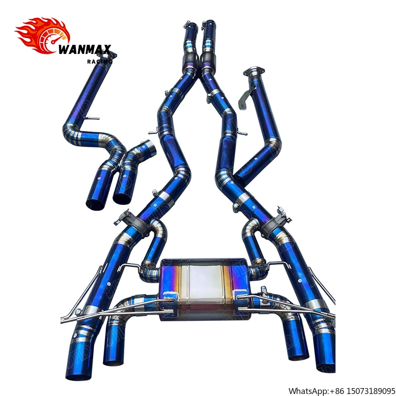 High Performance Titanium Alloy Exhaust Catback System for 2022  M4 Competition