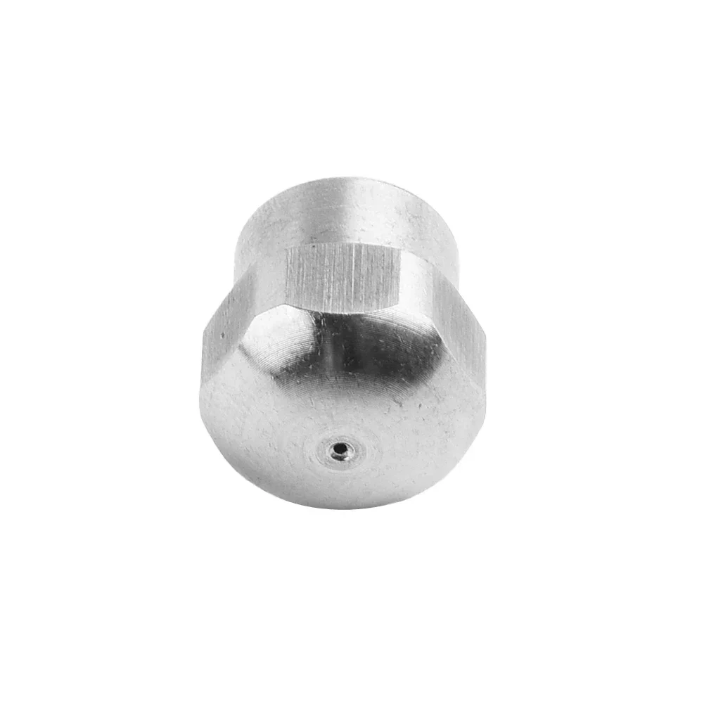 

Stainless Steel Cleaning Nozzle 1/8inches Power Equipment Accessory High Pressure Pipe Drain Sewer Cleaning Dredging Nozzle