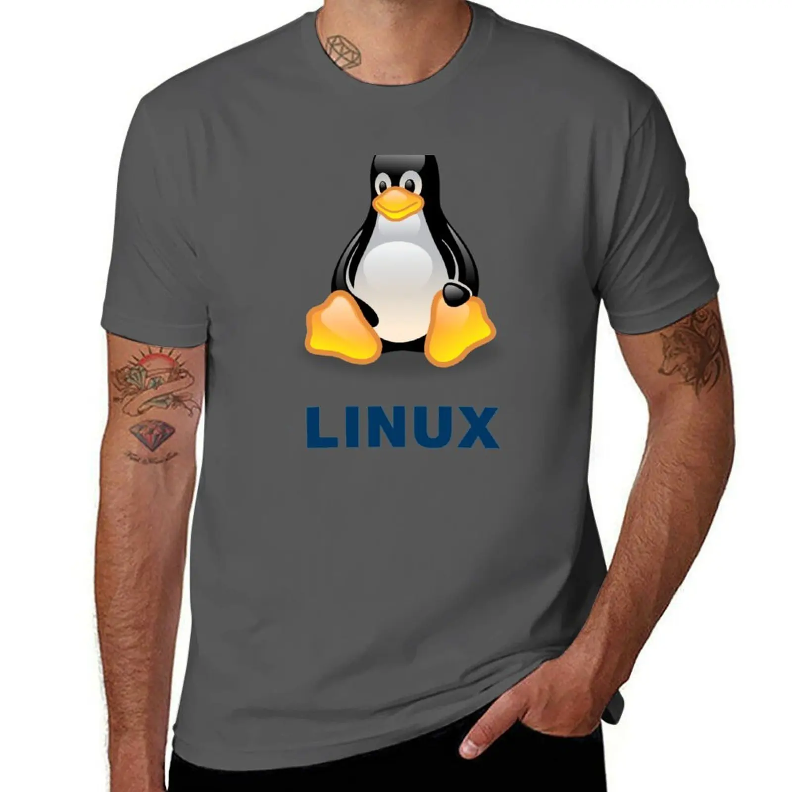 

Linux T-Shirt Casual Holiday Short Sleeve Tee