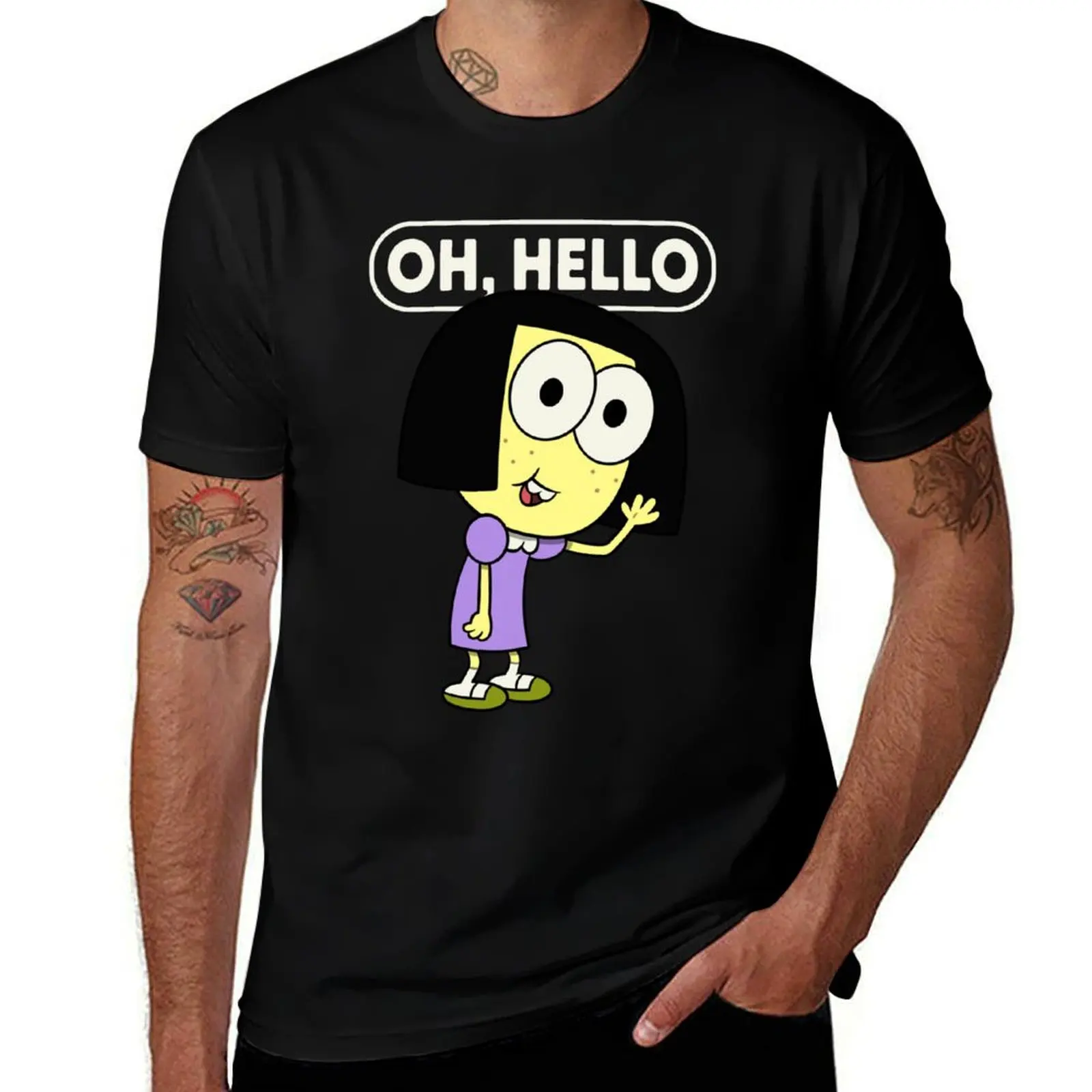 

shirts t Hello man cotton Oh, soft Greeting shirts for for man printed Tilly t T-Shirt