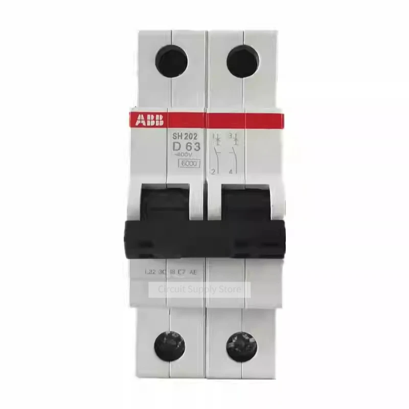 قاطع دائرة ضربة مغناطيسي مصغر ABB من النوع D سلسلة صناعية SH200، SH201 SH202 SH203 SH204 1P 2P 3P 4P AC Air Open #3