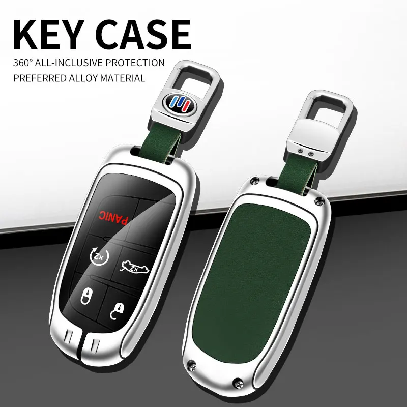 For Fiat Freemont 500X 500 500L Zinc alloy Car Key Protective Case llavero cubierta de control remoto carcasa accessories