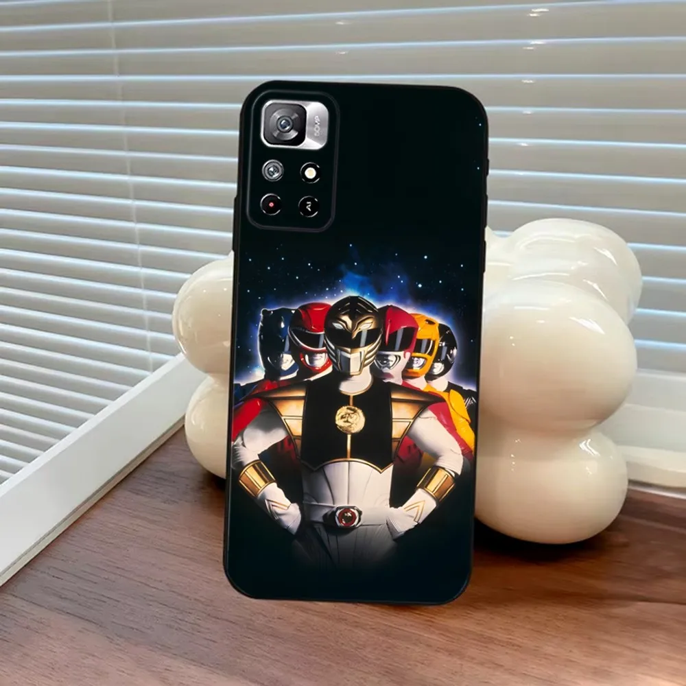 P-PowerS MMPR R-RangerS Phone Case For Samsung S25,S24,S23,S22,S21,FE,S30,S20,S10,Plus,Ultra,Lite 5G Silicone Cover