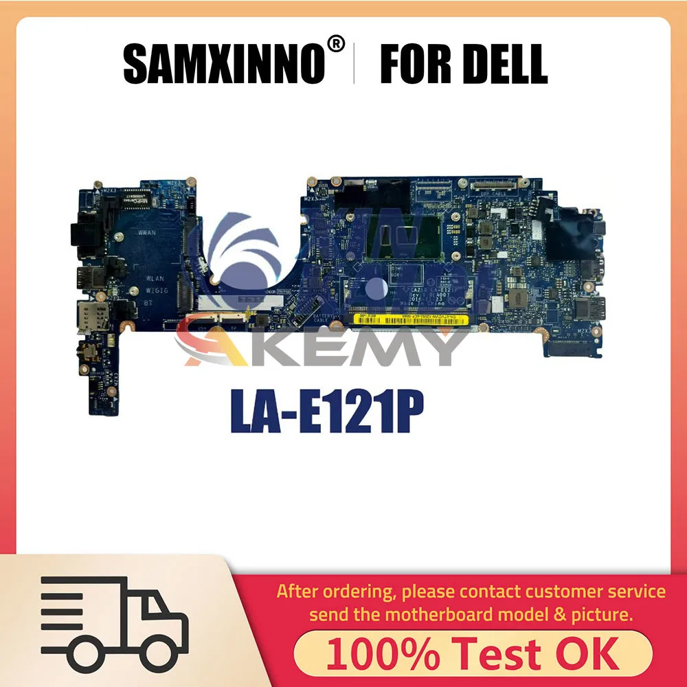 

Notebook Mainboard For Dell Latitude 7280 E7280 HP2CR CN-0HP2CR LA-E121P Laptop Motherboard With I7 6th 7th CPU 100% Tested