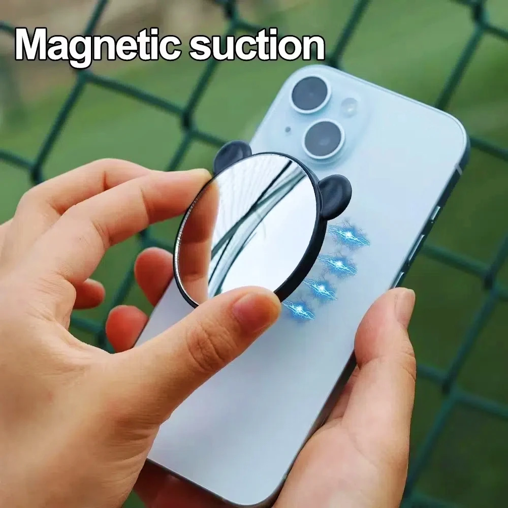 XIAOMI Magnetic Selfie Mirror For Phone Back Camera HD Outdoor Travel Camping Makeup Photography Vlog For Iphone Samsung Sony