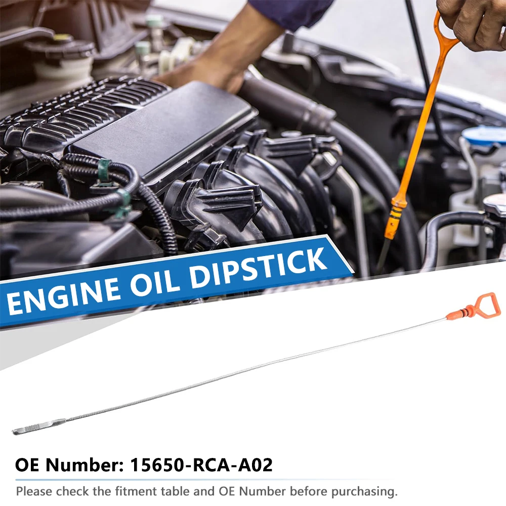 Oil Level Dipstick ​Oil Dipstick for Honda Accord Crosstour Odyssey Pilot Ridgeline Replace 15650-RCA-A02 15650RCAA02 1PCS