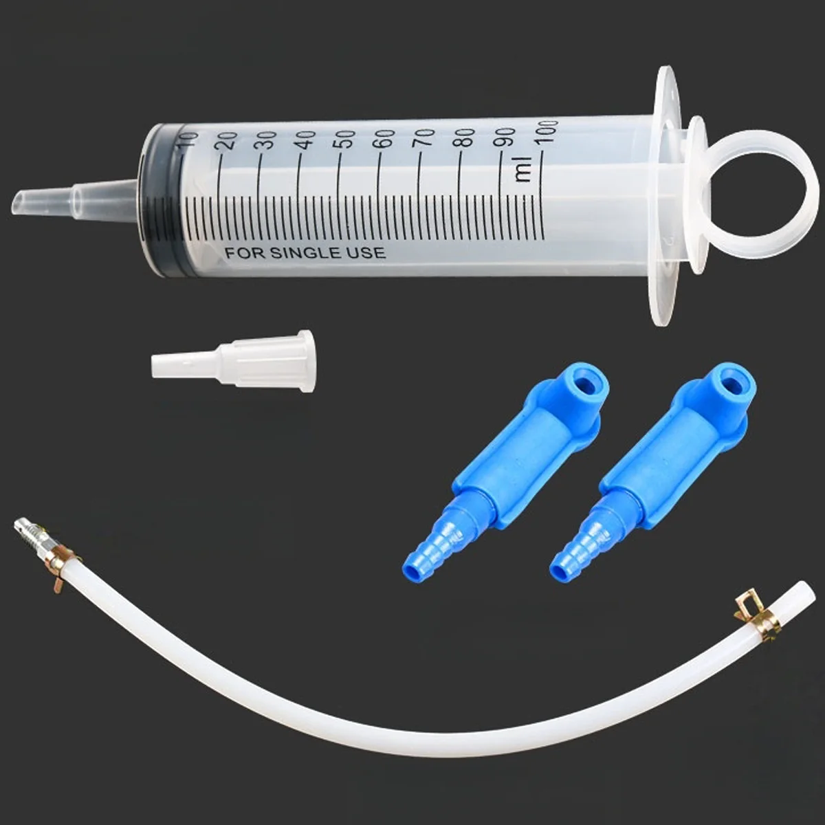 

Brake Bleed Kit Hydraulic Disc Clutches Bleeding Set Oil Fluid Extractor Bleeder Tool Universal Bleeder Pump Exchange Adapter