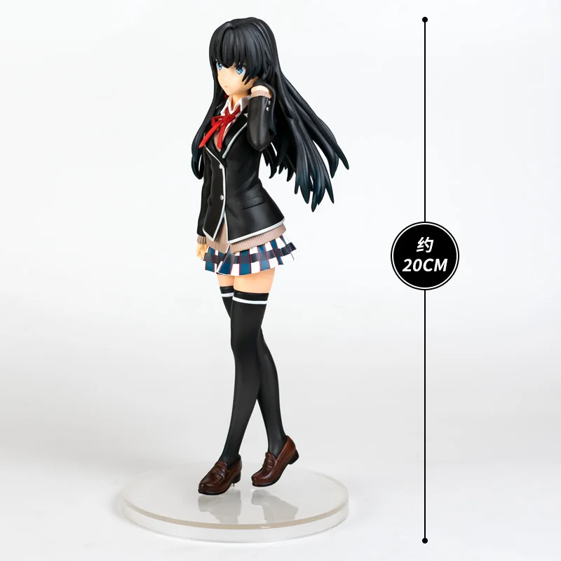 私の手作りの青春ロマンスストーリーのフィギュア - 桜田ユナ スタンディングフィギュア デスクトップデコレーション アニメコレクターファン向け