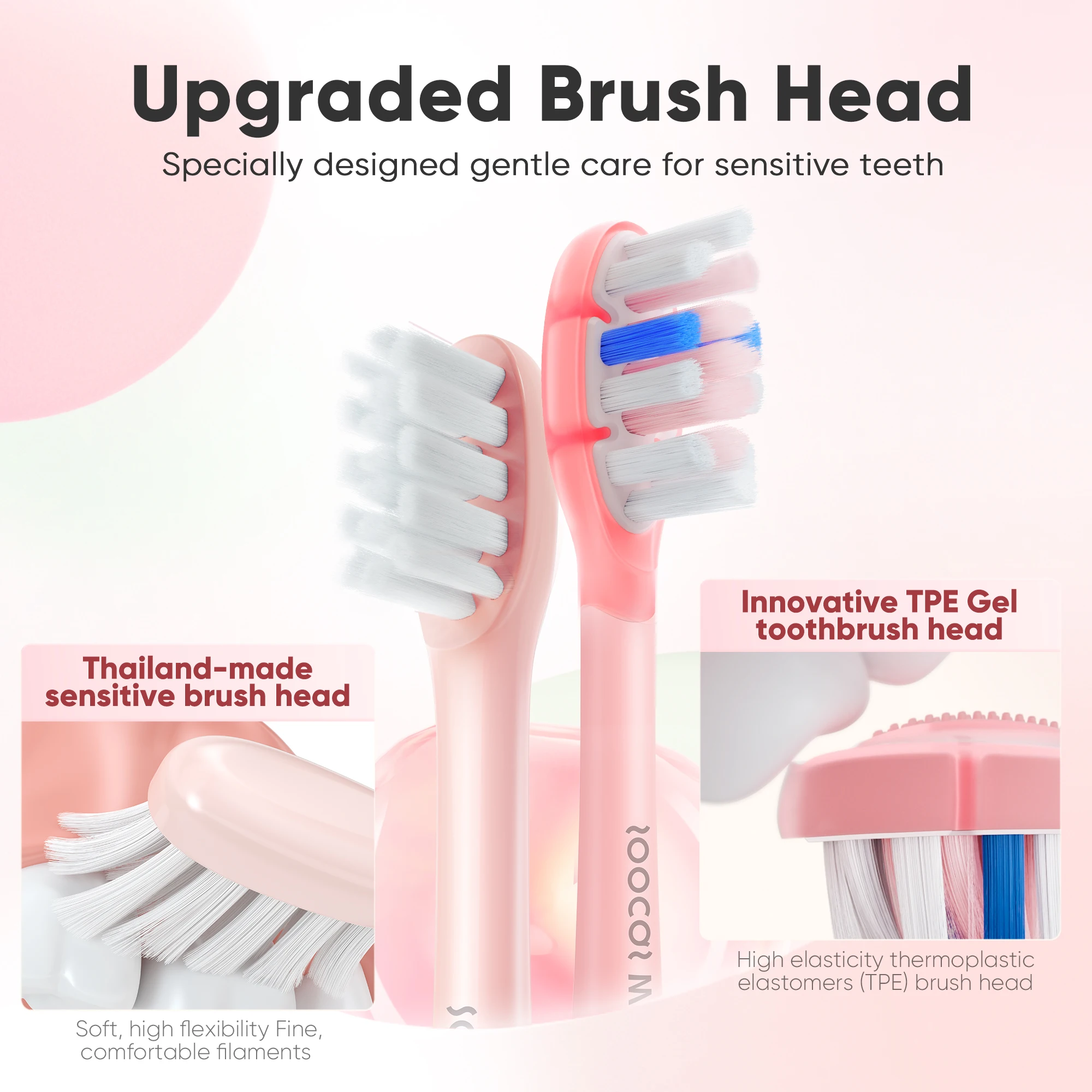 SOOCAS Sonic Electric Toothbrush D3 Smart Ultrasonic Tooth Brush Cleaner Whitening Waterproof and Sanitizer Toothbrush