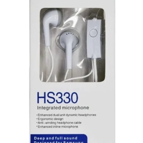 Fone De Ouvido Stereo Hs330 Branco e Preto