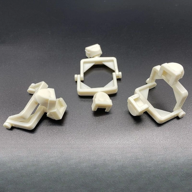 100Pcs Denture Processing Plant, Plastic Plate Type, Disposable Plastic Bite Frame s