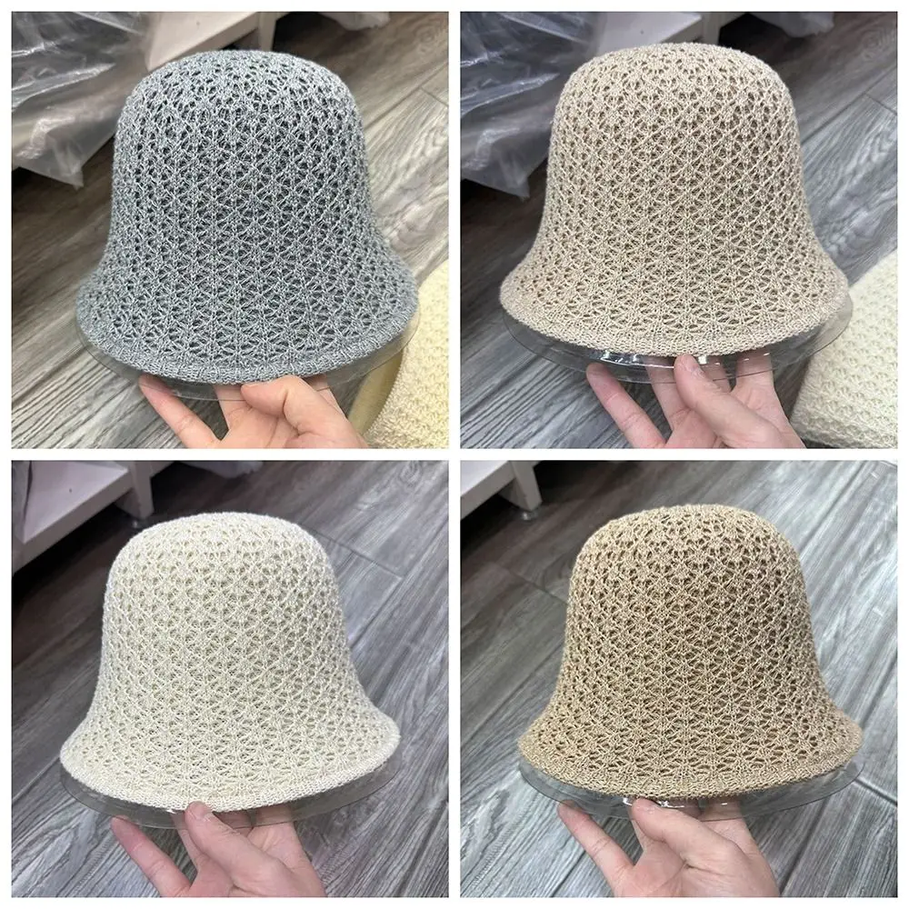 

New Sun Protection Straw Hat Large Brim UPF 50+ Bucket Hat Foldable Sunscreen Sunhat Women Girls