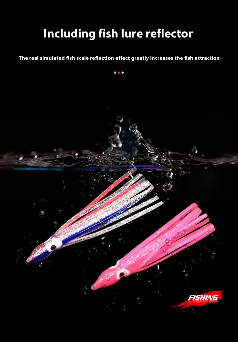 5 Teile/beutel 5-12 cm 20 Farben Glow Tintenfisch für Angeln Locken Weiche Gummi Octopus Tintenfisch Rock Köder meerwasser Künstliche Köder für Bass – Detail 5