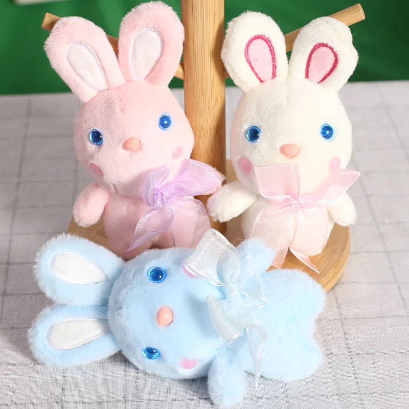 60pcs/lot Wholesale Cute Blush Rabbit Doll Bunny Plush Toy Student Backpack Pendant Couple,Deposit First to Get Discount much