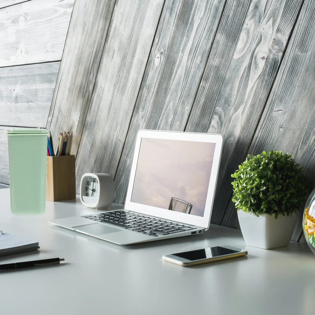 

2Pcs Desktop Garbage Can with Cover Multi-Purpose Trash Bucket for Living Room Dining Room Study Decorative Home Accessory