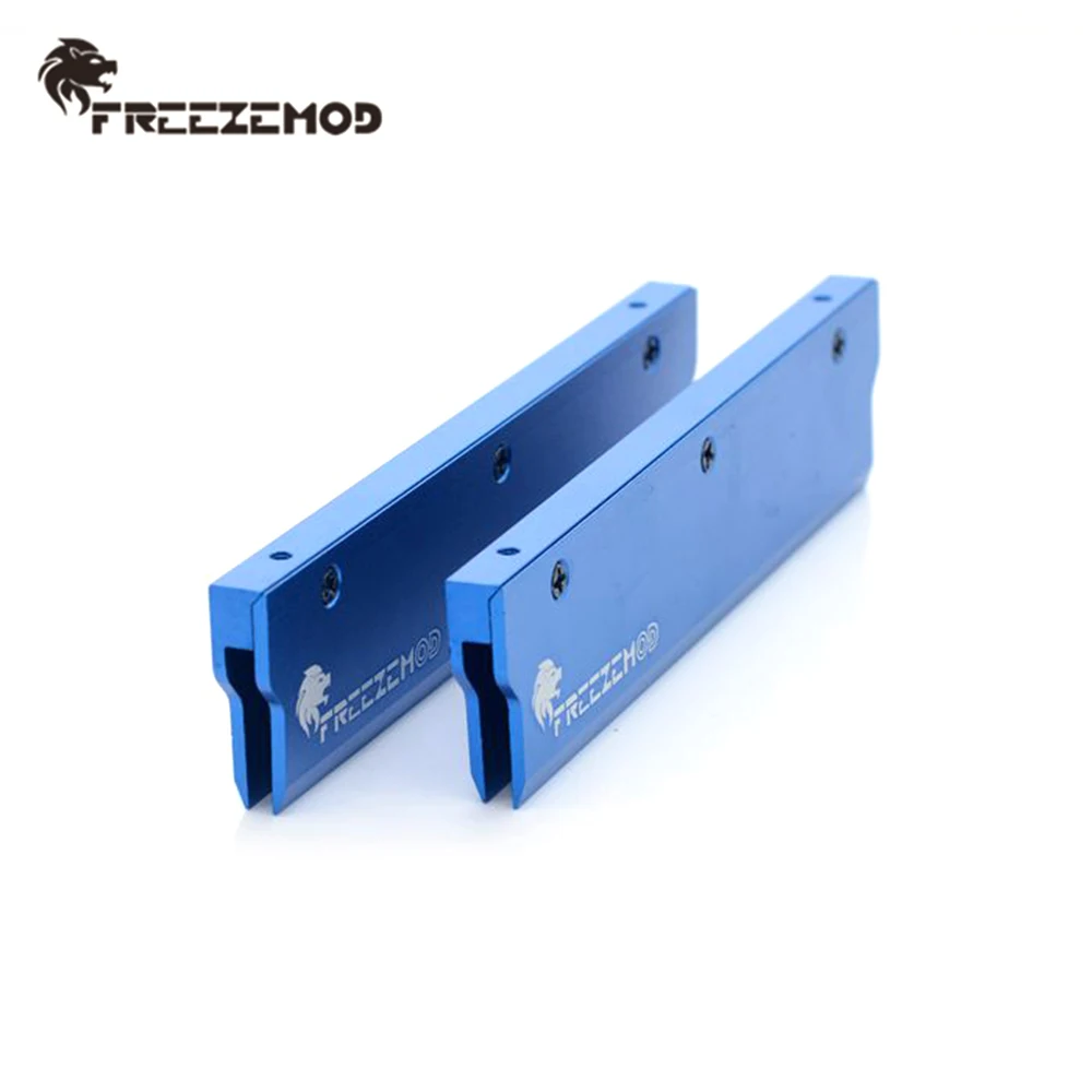 2pcs FREEZEMOD RAM Armor Memory Cooler Vest Metal Cover Wide Narrow Frosted Surface Water Cooling PC MOD Multi Color MEO-PM0AB
