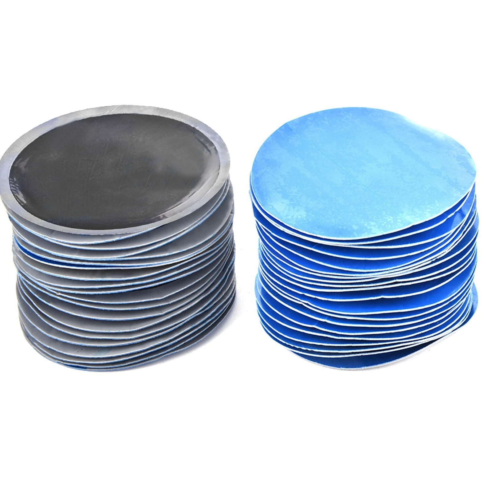 80Pcs/Box 58mm Car Round Natural Rubber Tire Tyre Puncture Repair Cold Patch Tubeless Patches