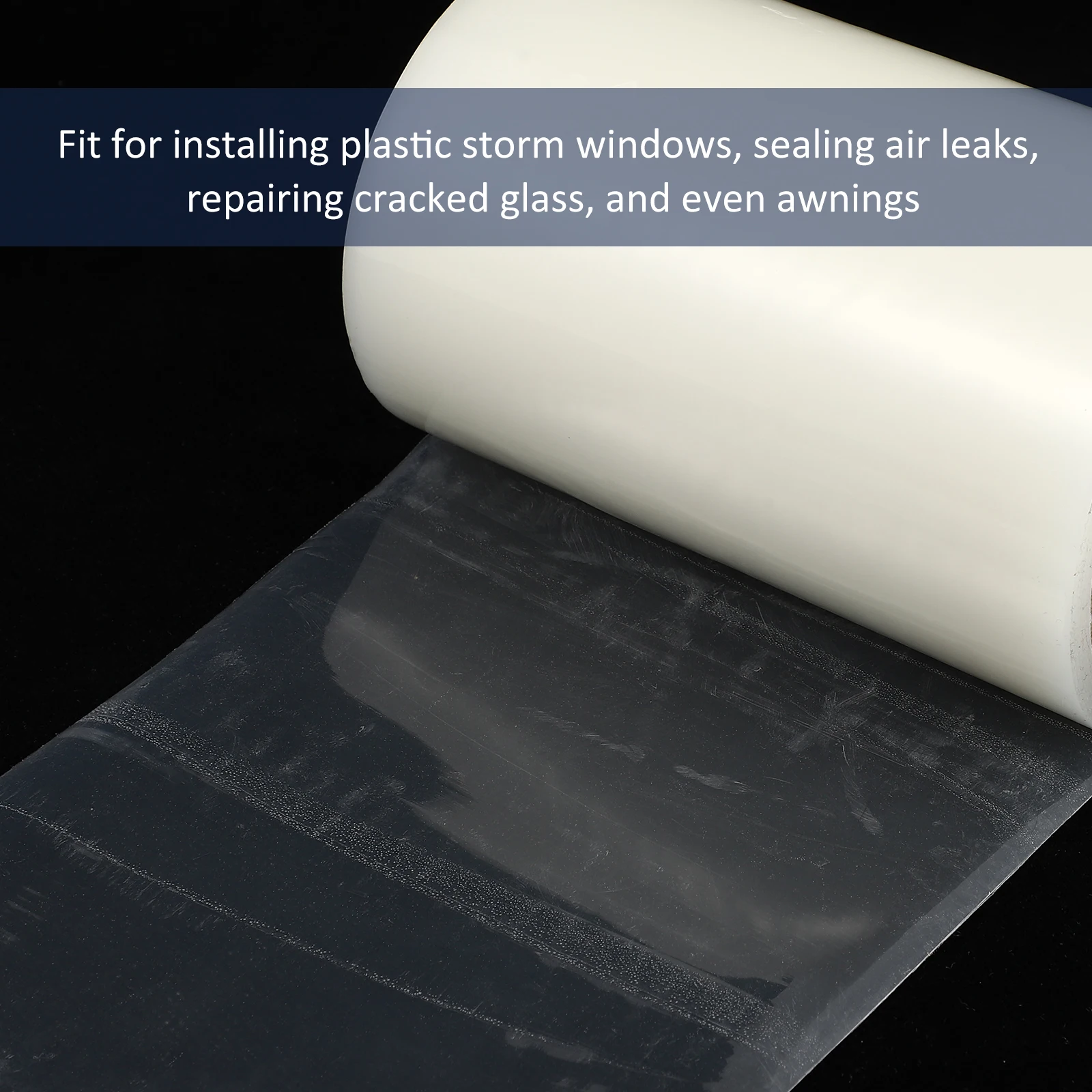 

2 Rolls Repair Tape Outdoor Transparent Seam Waterproof Greenhouse Covering Seaming UV Resistant Adhesive