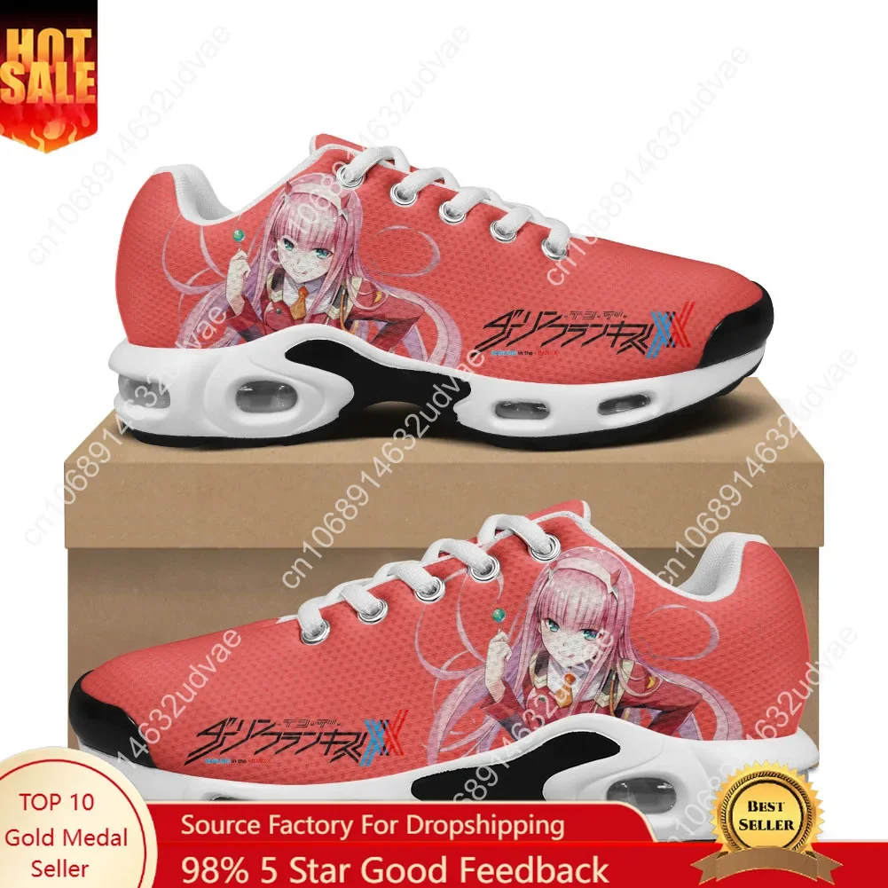 

Кроссовки DARLING in The FRANXX на воздушной подушке, мужские и женские легкие спортивные туфли для подростков, высококачественные сетчатые кроссовки на заказ