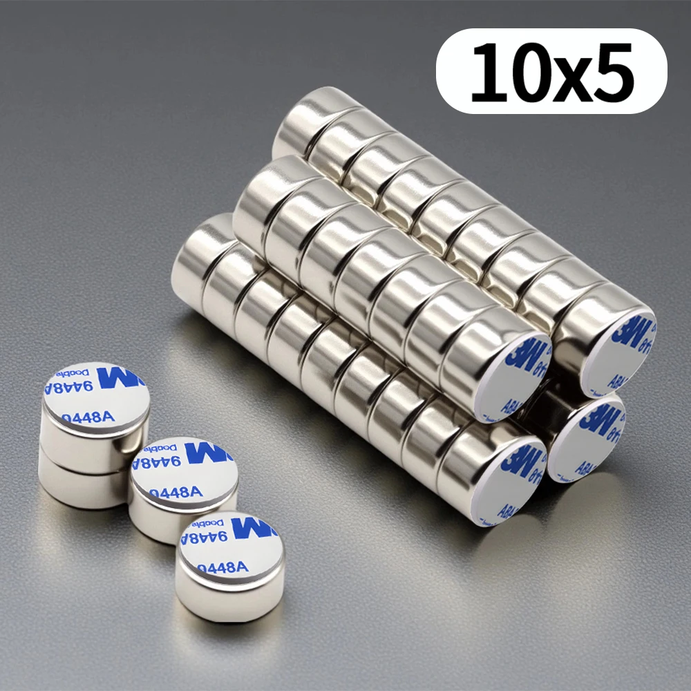 

Мощный неодимовый магнит 10x5 мм, круглый, сверхсильный, N35 NdFeB, постоянный магнит, магнит для холодильника