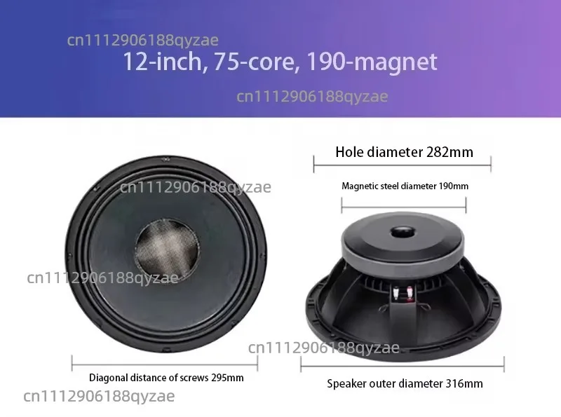 Suitable for speakers 10-inch woofer full-range outdoor high-power overweight bass 1000w speakers