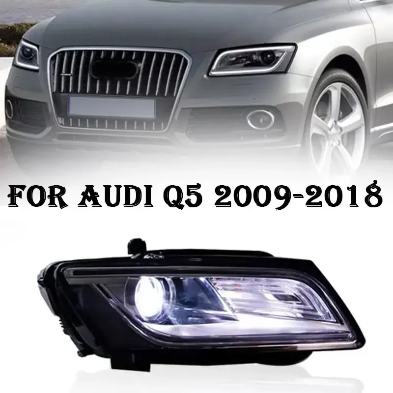 

Car Head Lamp for Audi Q5 LED Headlight 2009-2018 Headlights Q5L DRL Turn Signal High Beam Angel Eye Projector Lens