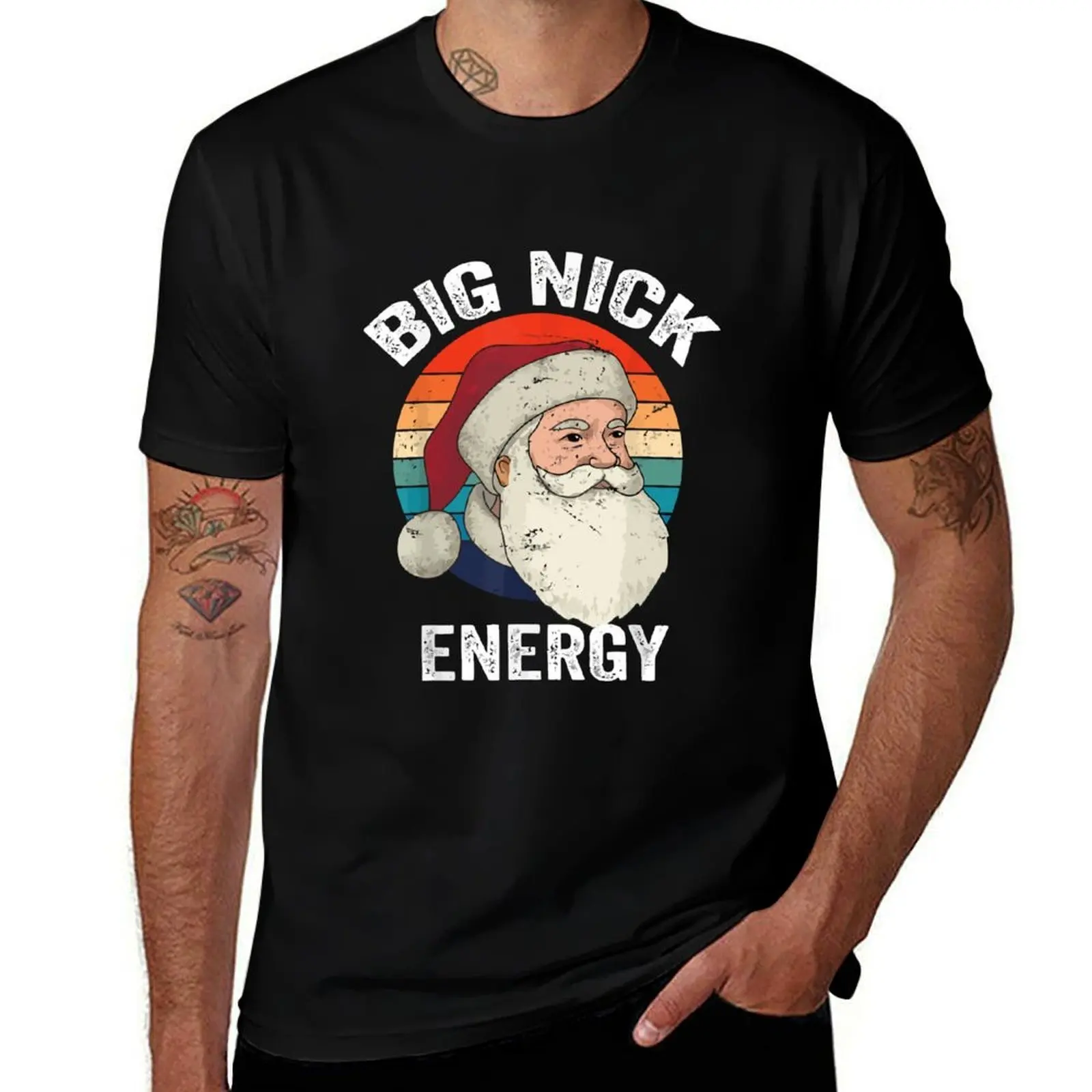 

Big Nick Energy Santa T-Shirt Novelty Graphic Tee Shirt