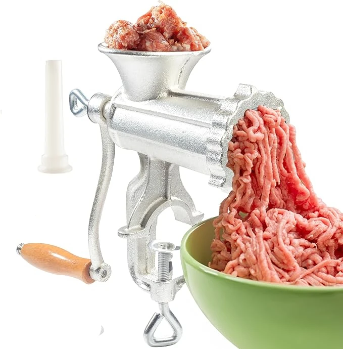 Manual Meat Grinder Sausage Manual Meat Grinder for Homemade Hamburger Patties, Ground Beef, Pepper Grinder