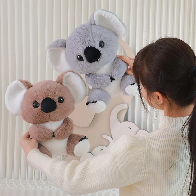 32CM realistico Koala peluche australiano Koala orso farcito bambola morbida regalo adorabile per i giocattoli dei genitori dell'amante