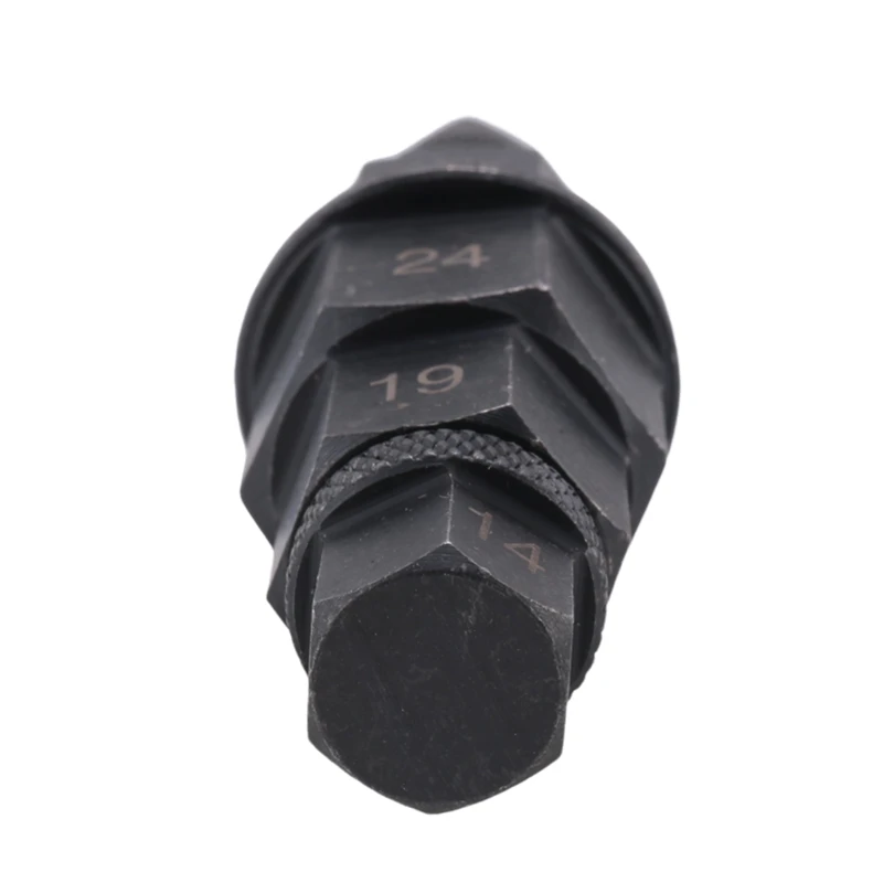 Hex Axle Tool For Motorcycle Parts Front Axle Wheel 12 14 17 19 22 24Mm 6 In 1 Motorcycle Spindle Socket Adapter Tool 3/8 Inch