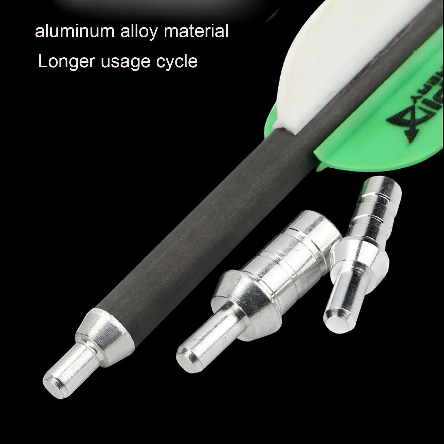 Metal Anti-Impact Arrow Nock Pins, 4.2mm & 6.2mm Inner Diameter Arrow Shaft Inserts Archery Shooting Accessories