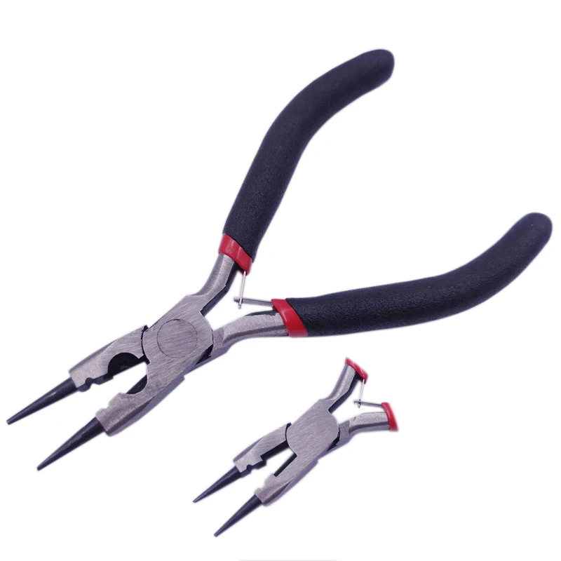 6 Style Short Chain-Nose Pliers Bent Nose Round Side-Cutting Pliers For Metal Wire Jewelery Making Tool Equipment Hand Tools