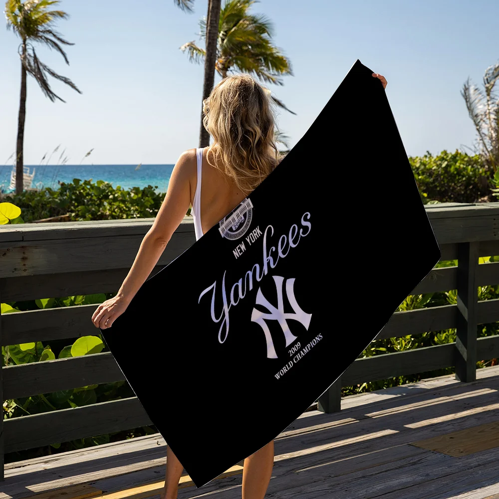 New York Yankees Large Bath Towel Travel For Home Bathroom Towels for the Body Gym Sports Towel Woman Bathrobe Shower Spa Sauna