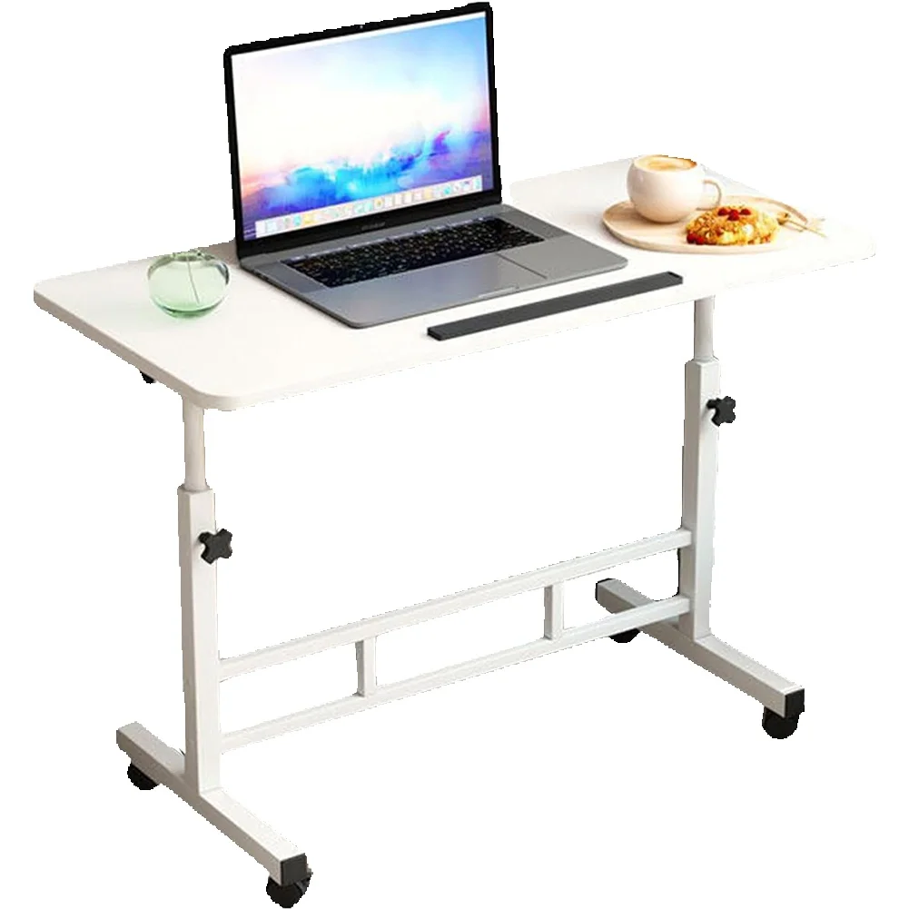 Stehschreibtisch höhenverstellbar, Stehschreibtisch, mobiler Stehschreibtisch mit Rollen, tragbarer Laptop-Tisch für das Bett, kleiner Computer-Ständer für das Home Office