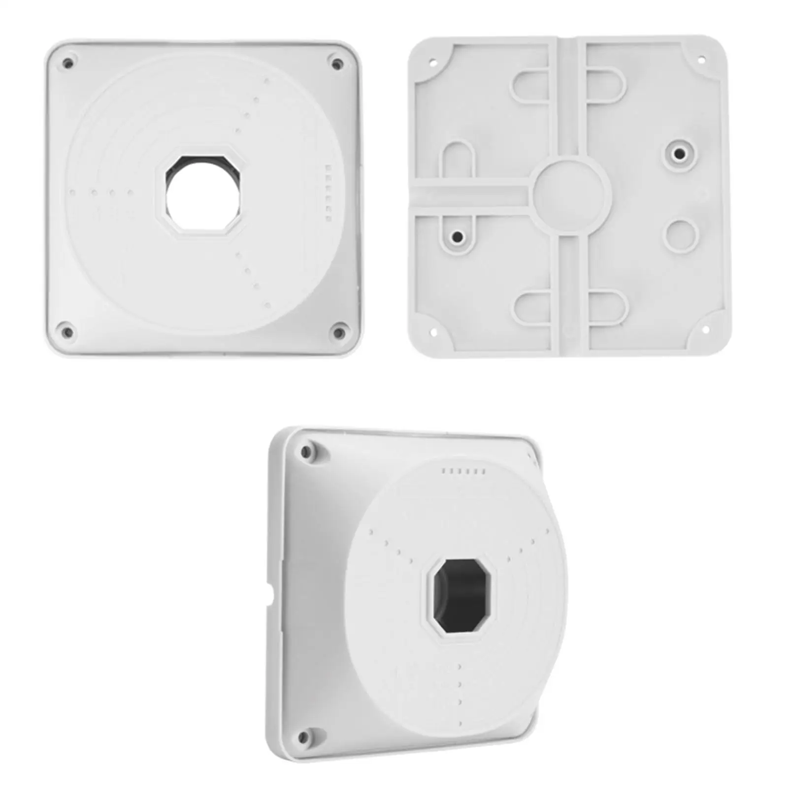 Universal Dome Camera Mount Bracket Cable Concealment Waterproof Junction Box for Home and Office Security Systems