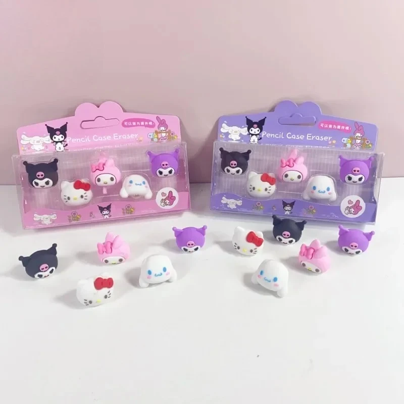 

Rubber Pencil Case 3D Stereoscopic Kuromi Styling Student Mistakes Eraser Multi Functional Stationery New Gift Boys Girls