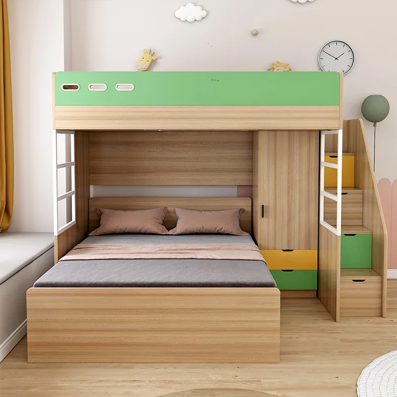 

Детские двухъярусные кровати, кровати-чердаки, кровати для небольших квартир со столом, шкафы, кровати для мамы и ребенка, многофункциональные комбинированные решения