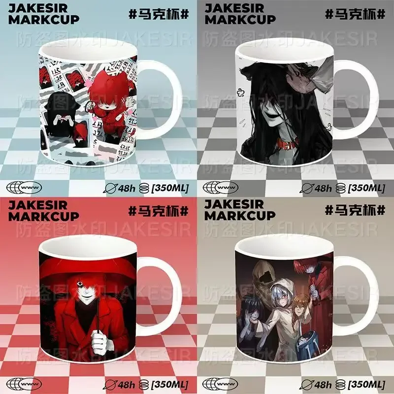 Homicipher Cartoon Mug Anime Character MrCrawling Mug Milk Cup, Coffee Cup, Office Water Cup