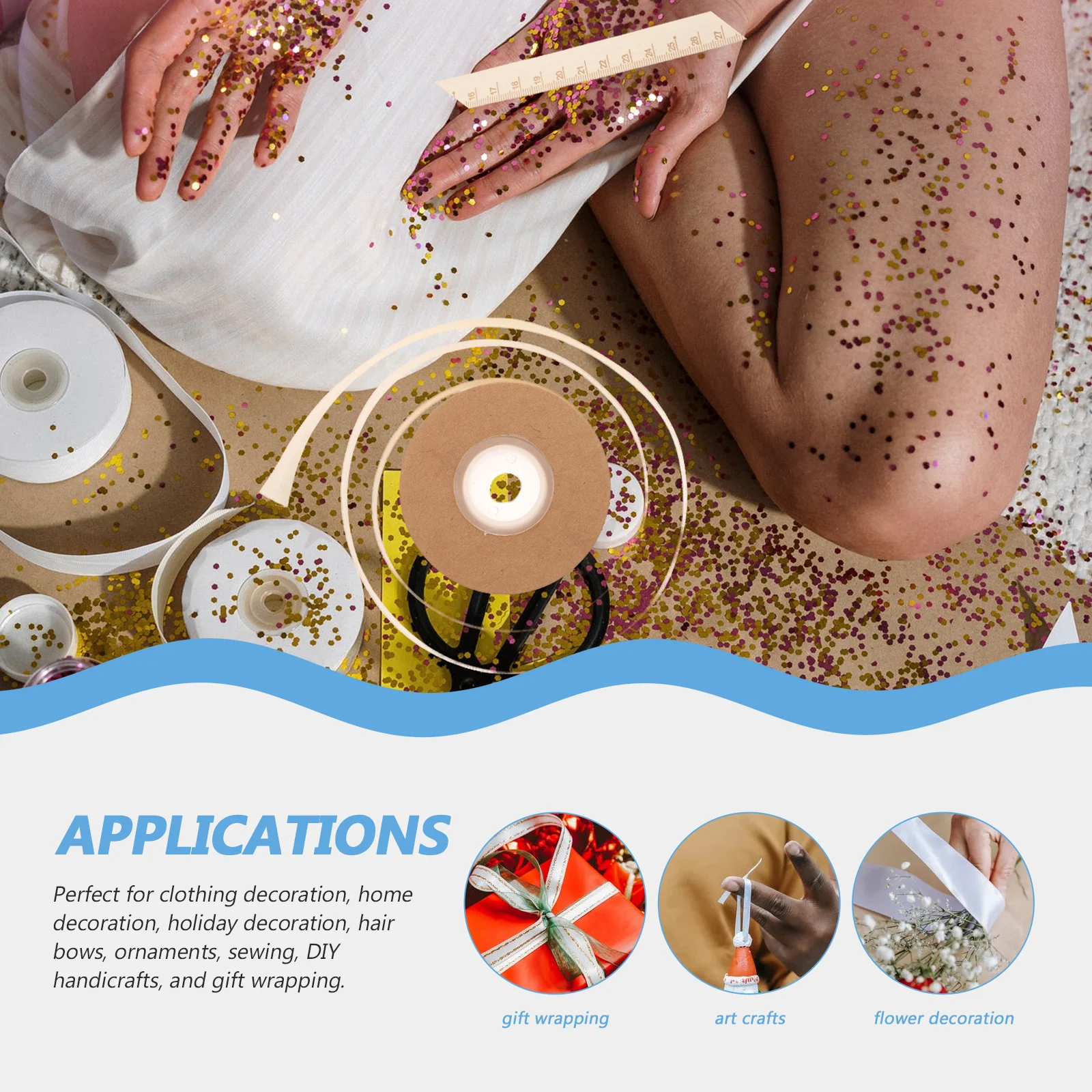 

Cotton Webbing Ruler Scale Pattern Ribbon DIY Ribbons Cloth Handmade Printed for Crafts Decoration