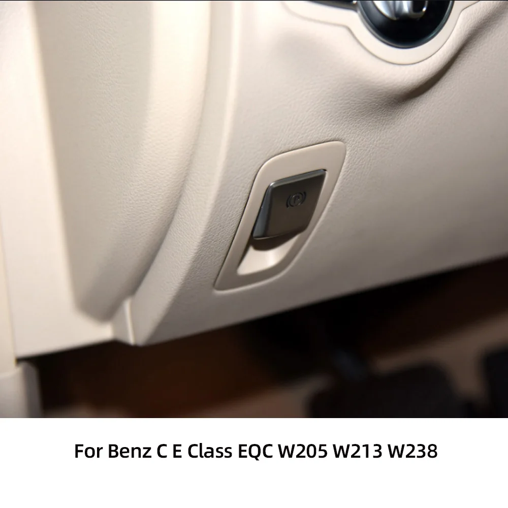 

LHD RHD Car Handbrake Button Outer Cover Panel Trim For Benz C E Class EQC W205 W213 W238 2016-2023 20568068129051