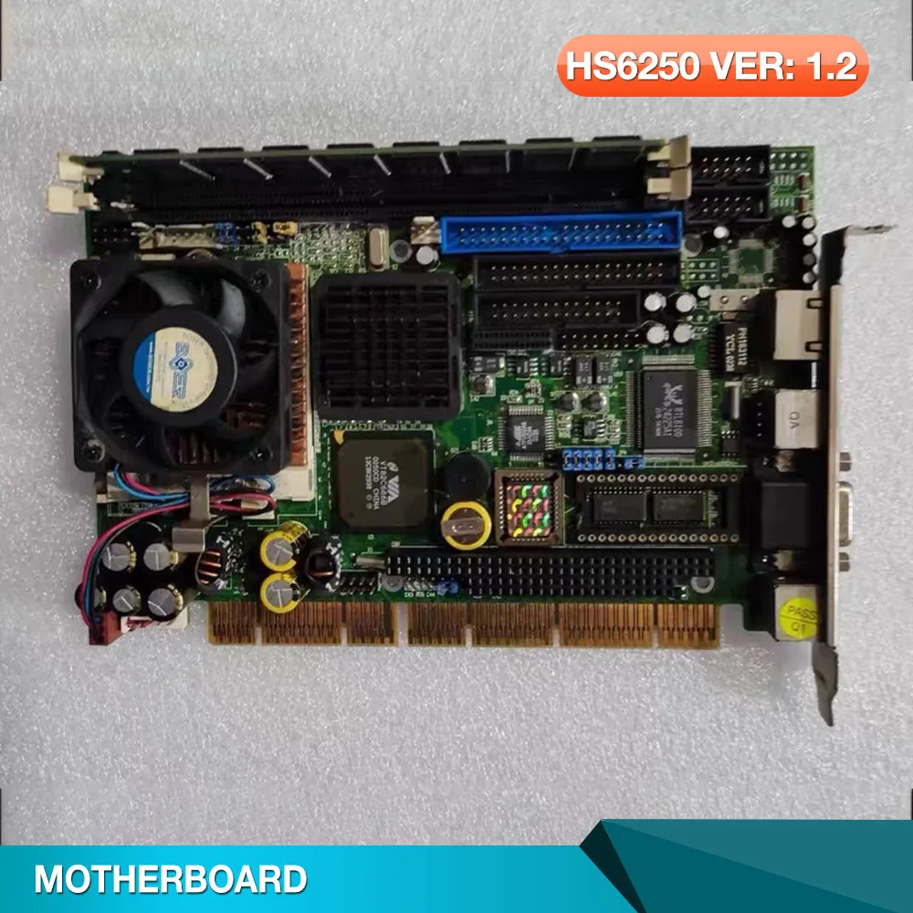 HS6250 VER: 1.2 Industrial control computer motherboard PCISA half length card