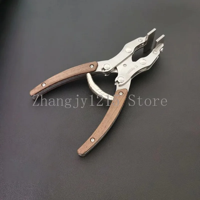 Leather Flat Pliers Stainless Steel Professional Handmade DIY Craftsman LeatherCraft Parallel Clamp Tools