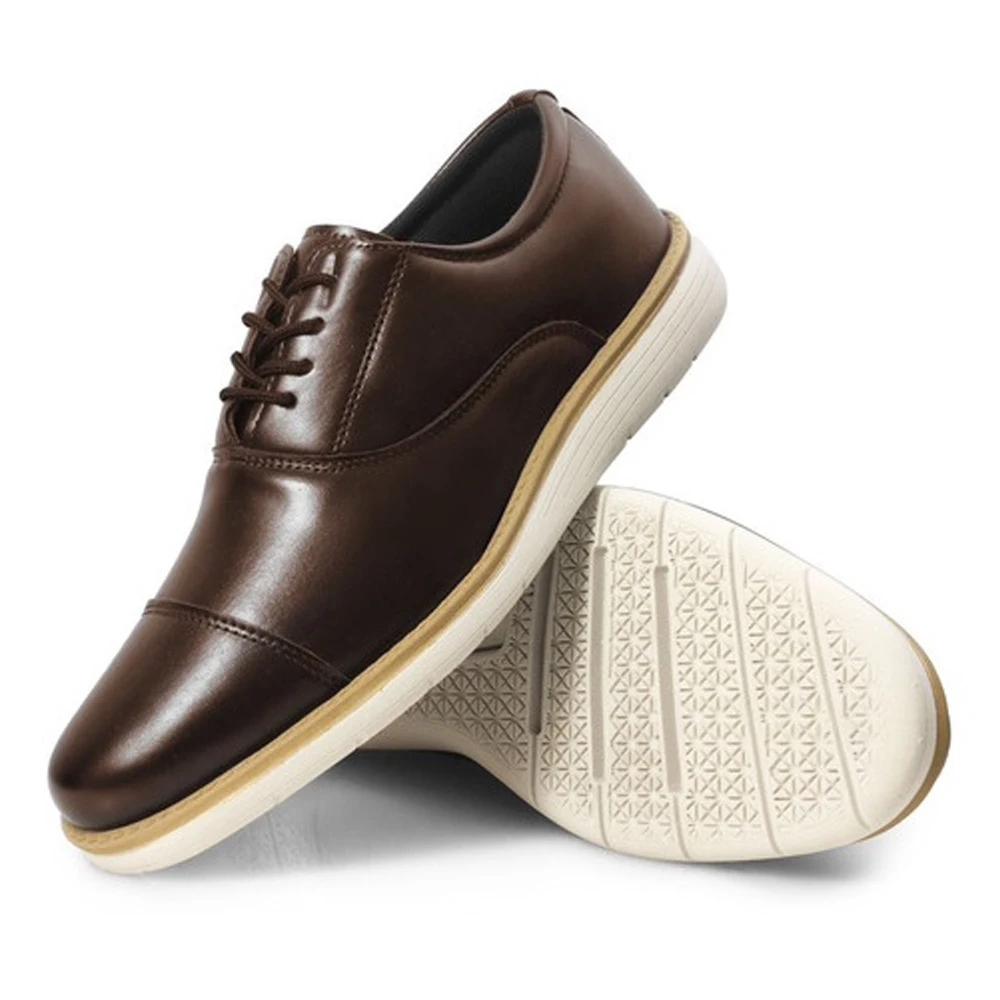 Men's Classic Oxford Brown Fashion Casual Social Shoes