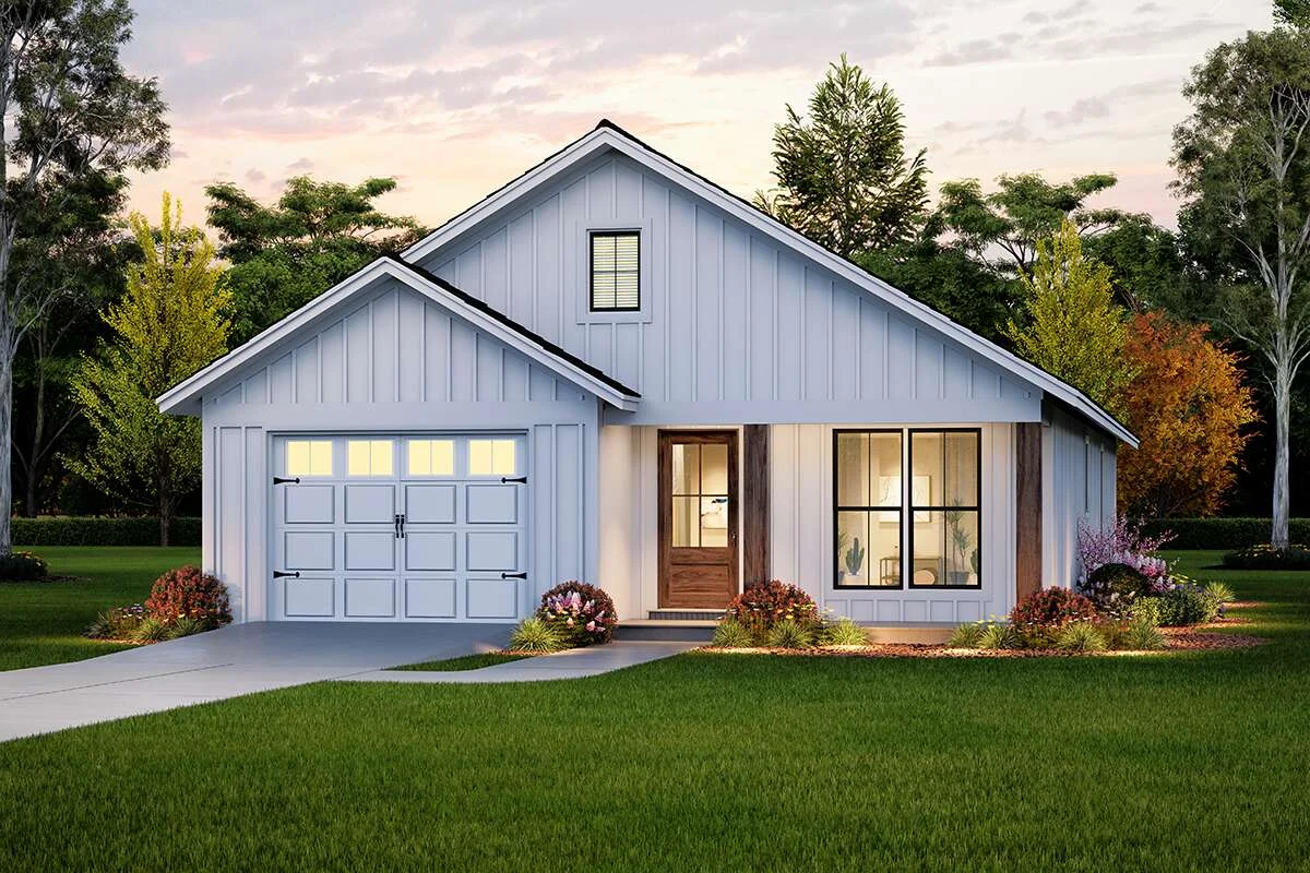 Customized Detached Prefabricated Houses Modern Light Steel Structure Single Family House