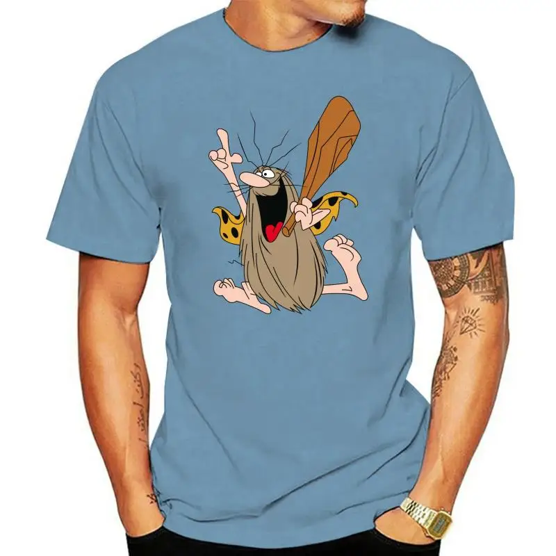 T-Shirt Shirt Captain Caveman Captain Fun Cardboard years 80 1-S-M-L - XL